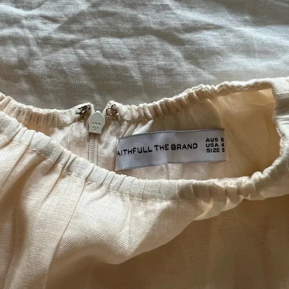 Faithfull the Brand Las Flores Linen Dress - Picture 6 of 6